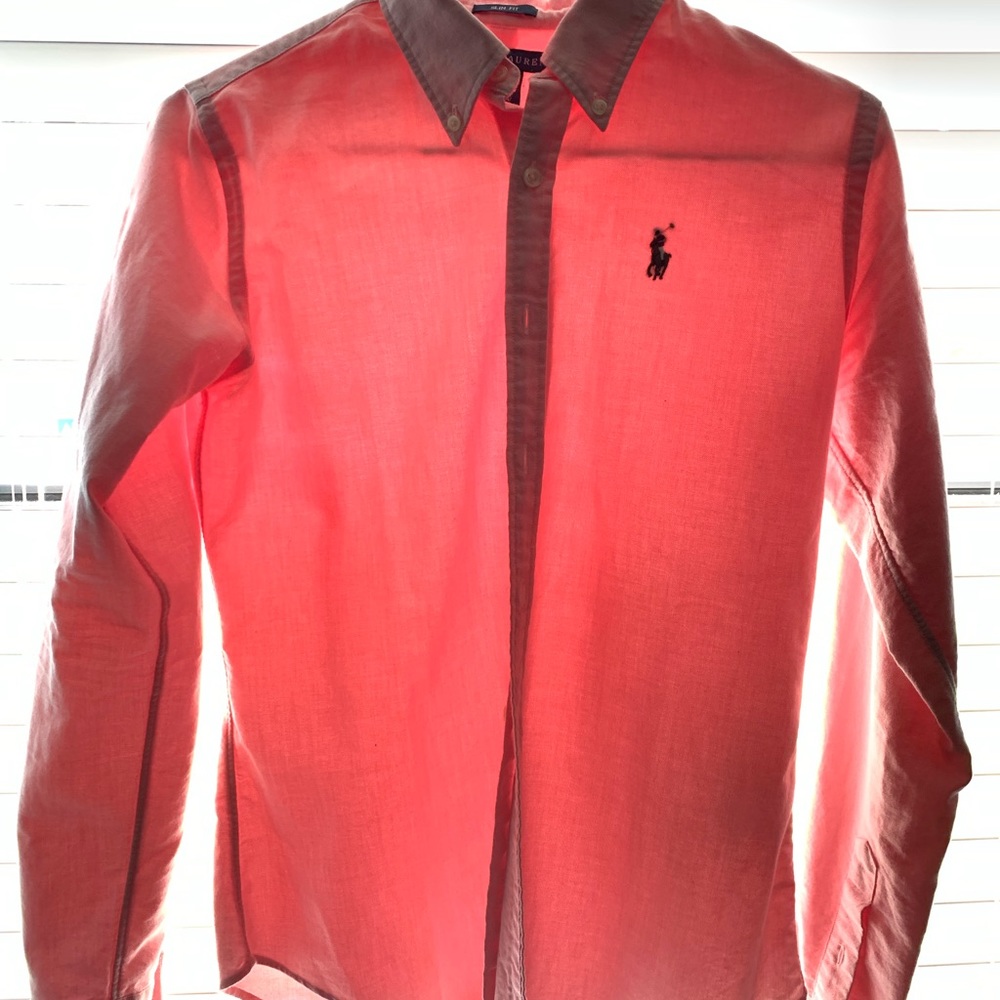 Ralph Lauren Slim Fit Long Sleeve Button-Down